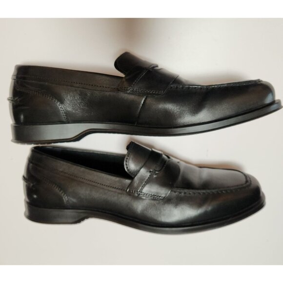 Cole Haan Mens Fleming Penny Loafer Size 8.5M Black Leather Slip-On Dress Shoes - Picture 10 of 15